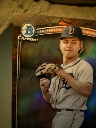 Bowman Chrome Bryce Rainer Reptilian Refractor Tigers 2025 #BCP-49 - Imagen 2 de 6