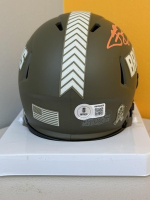 Johnny Manziel Signed Browns STS Mini Helmet Cleveland Sucks