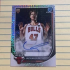 Topps 2025-26 Bowman Chrome Lachlan Olbrich RC Auto Mojo Refractor Chicago Bulls