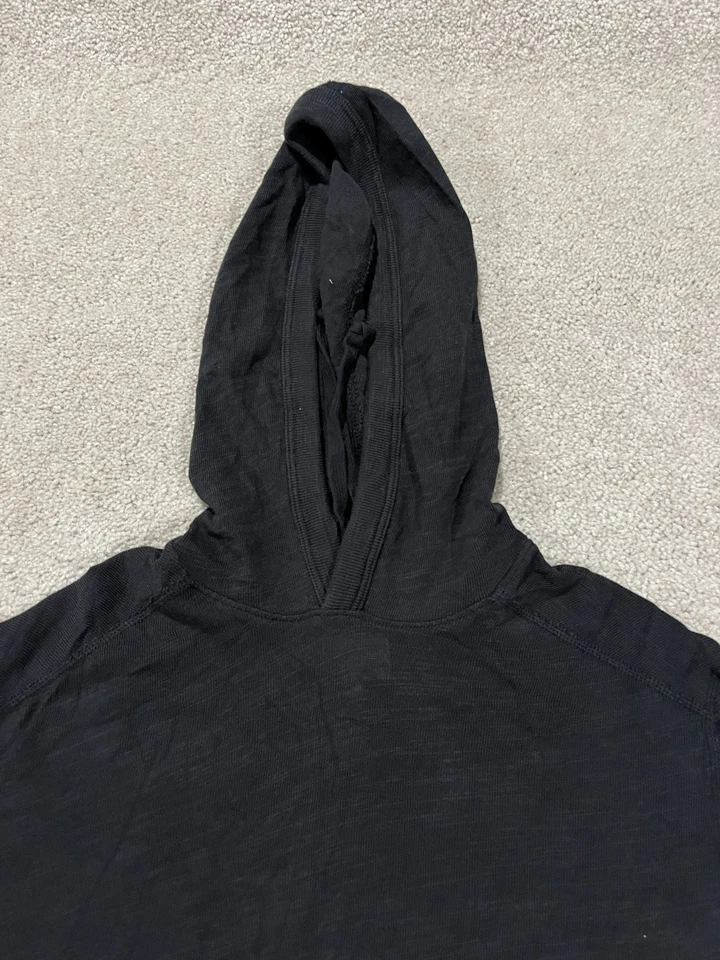 Sudadera con Capucha Rag Bone Para Hombres Extra Pequeña Negra Pullover Informal Algodón Defecto Foto 2 de 4