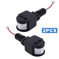 US PIR Motion Sensor Detector Infrared Home 180° Light Control Switch IP45