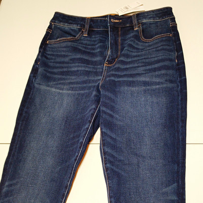 American Eagle Outfitters Womens The Dream Jean Super Hi-Rise Blue Jegging 10 R