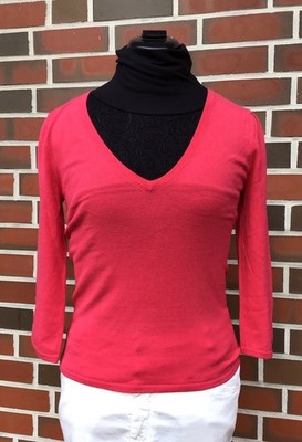 UNITED COLORS OF BENETTON Strickpullover Damen Pullover Gr. 36 Pink Rosa TOP