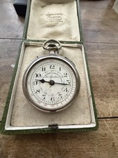 Montre à Gousset ChronographeSwiss Vintage à Réparer Balancier HS Chronomètre