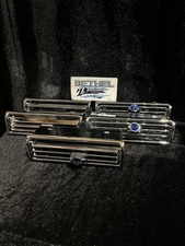 Set of 5 Freightliner Chrome A/C Dash Vent Blue Diamond Century Columbia 41968