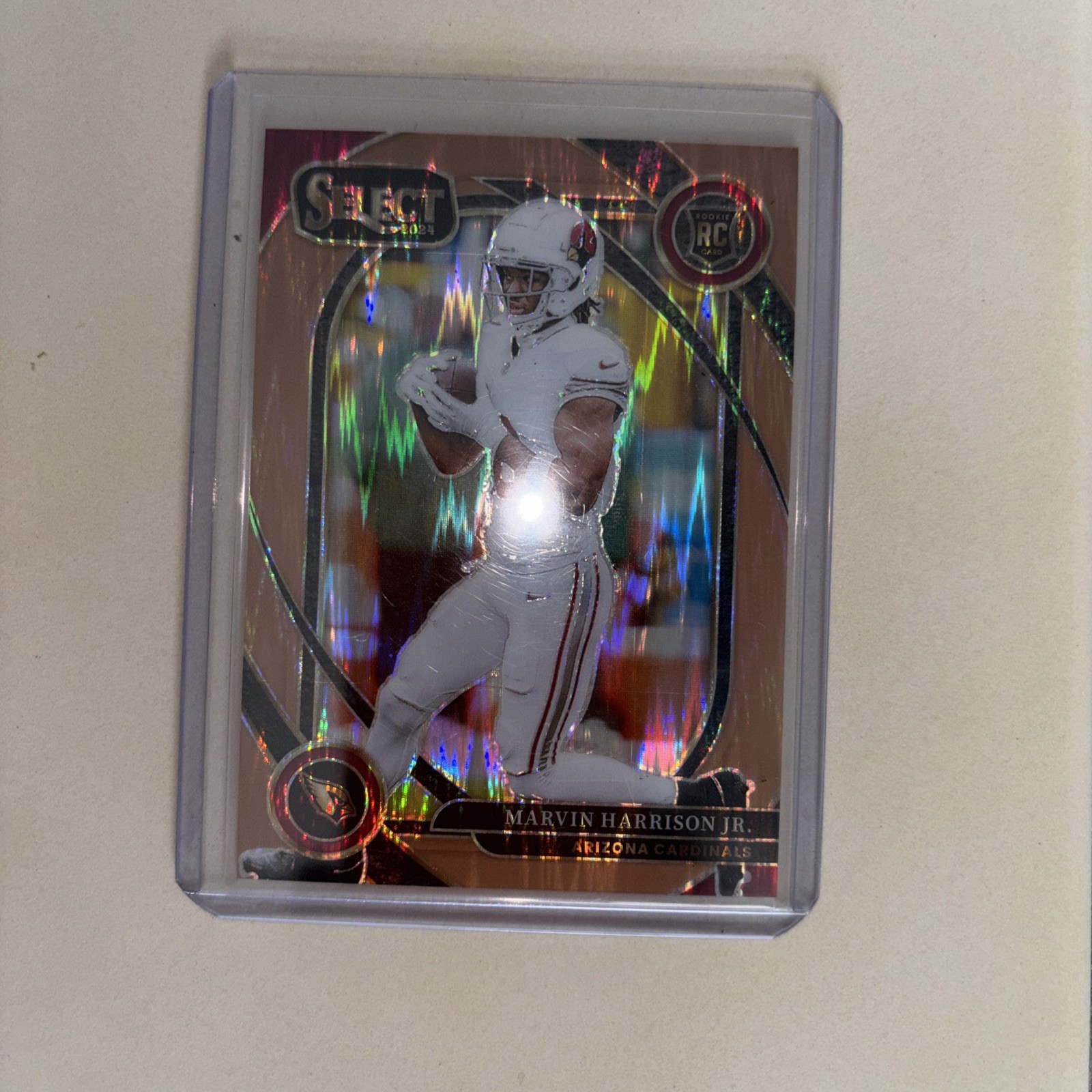 2024 Panini Select Marvin Harrison Jr #219 Rookie Copper Shock Prizm /299 