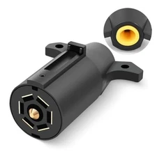  RV 7 Pin Trailer Plug Splice-in Heavy Duty Male End 7 RV Standard 7 Way Plug