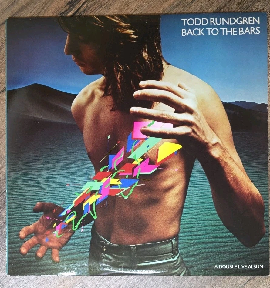 Todd Rundgren ~ Back To The Bars ~ 1987 REMASTERED Vinyl 2xLP w Insert EX/EX - Image 2 of 4