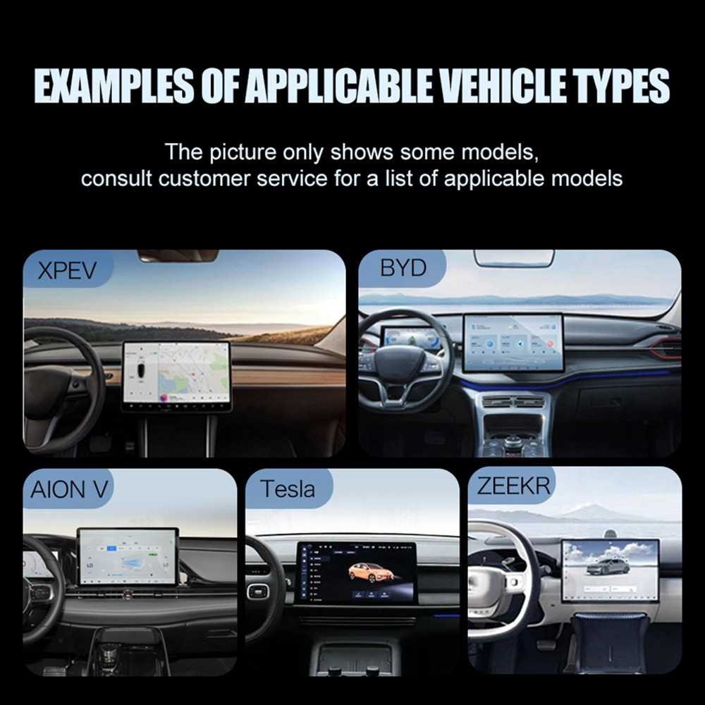 For Tesla Model 3/Y/S/X Car Screen Phone Mount Magnetic Telescopic Holder Stand