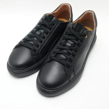 Samuel Hubbard Men's 'Sunset Sneaker' Black Leather Lightweight Comfort Shoes