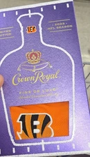 Cincinnati Bengals NFL 2025 Crown Royal Box and Bag Collectible 