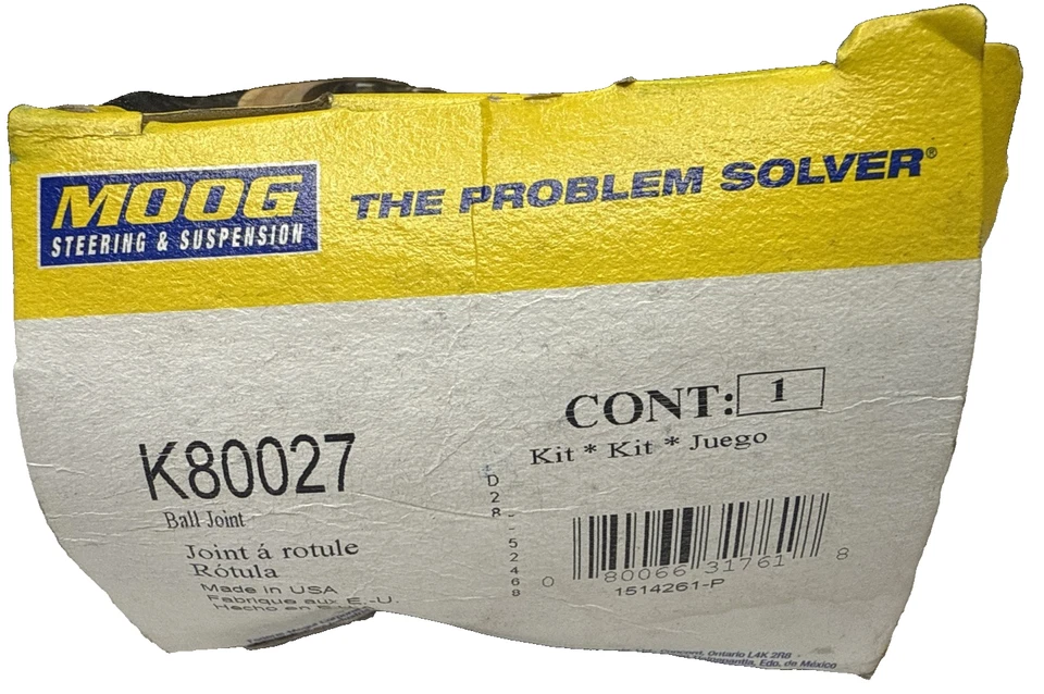 MOOG Front Lower Suspension Ball Joint - K80027 | Direct Fit Made In USA - Image 4 of 4