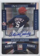2010 Donruss Elite Extra Edition Rookie 87/100 Adrian Sanchez #195 Auto 9uo