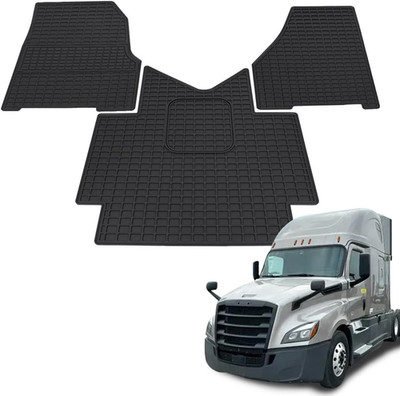 Floor Mats Fit for Freightliner Cascadia 2018-2023 | Heavy Duty Truck Floor Rubb