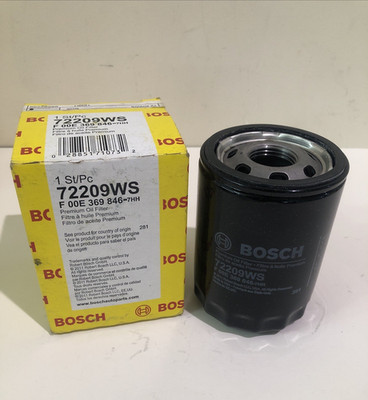 Bosch 72209WS Oil Filter Fits Range Rover Sport, XK, S-Type, Range Rover, LR3