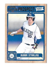 2011 Playoff Contenders Prospect Ticket - KANSAS CITY ROYALS  Bubba Starling