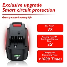 2/1Pack 18V for Black and Decker HPB18 18 Volt 8 Ah Battery HPB18-OPE 244760-00