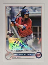 Malfrin Sosa 2022 Topps Pro Debut Auto PD-67