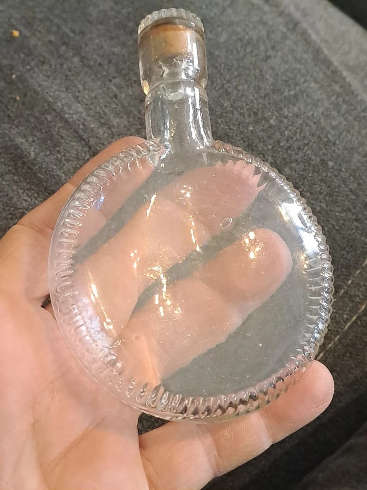 Bouteille Flacon A Sel Verre Verrerie 18ème 19ème Art Populaire  - Photo 3/4