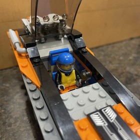 LEGO 60085 City: 4x4 with Powerboat 99.9% Complete Missing 1 Sticker - No Manual