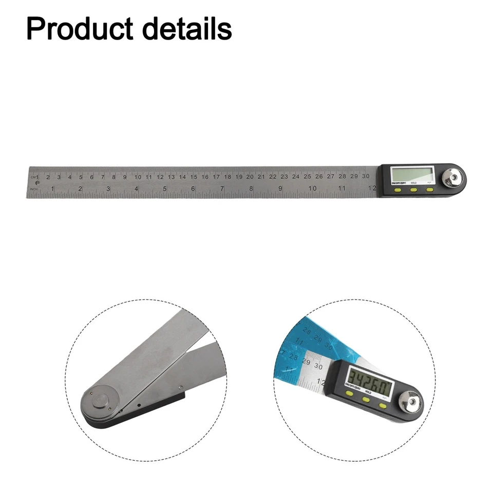 量角测量工具带数字显示器,增强可见性 — 第 4/4 张图片