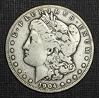 1904-S MORGAN SILVER DOLLAR ... VG