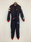 Sparco Nomes Kart Motor Racing Suit - Large With Patches Deep Blue  #1D
