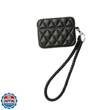 Earphone Case for AirPods Pro, Elegant Classical Diamond PU Leather Surface E