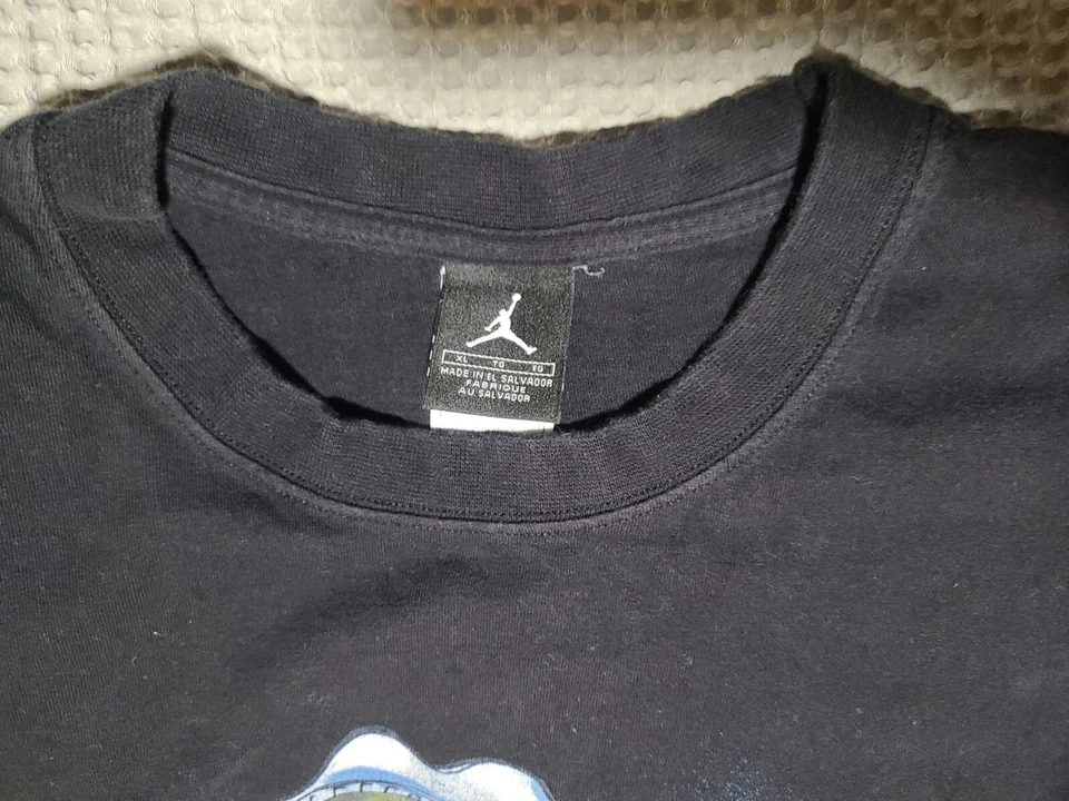 Camisa Rara Nike Air Jordan 4 Militar Azul Tinker Hatfield XL De Colección IV  Foto 4 de 4