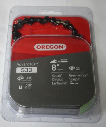 Oregon S33 Advance Catena seghetto a catena 8" NUOVA IN CONFEZIONE - Foto 2 di 6