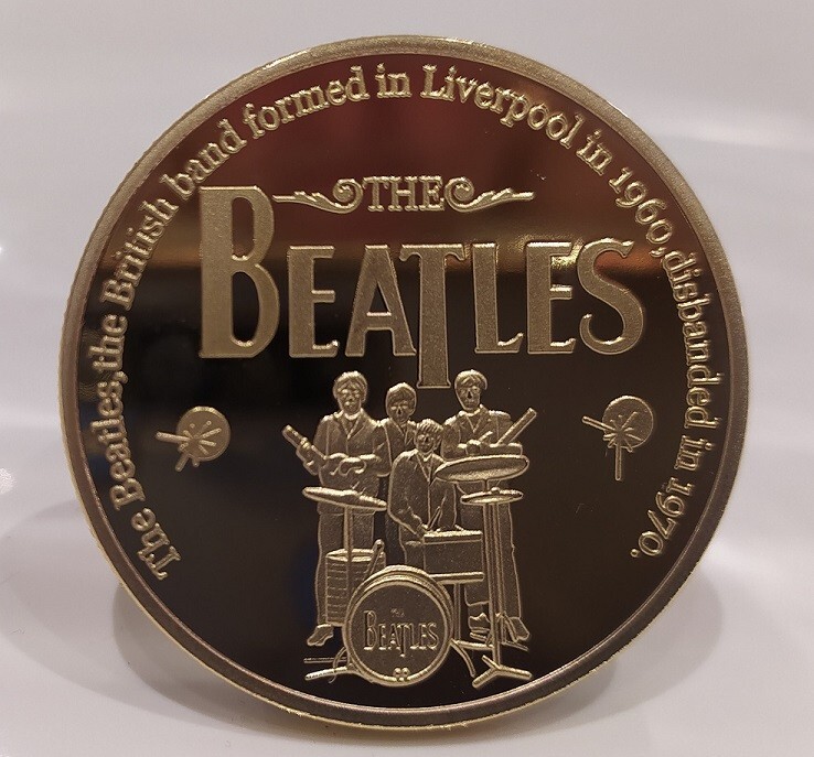 THE Beatles 記念コイン The Beatles Gold Coin John Lennon Paul Ringo George | eBay