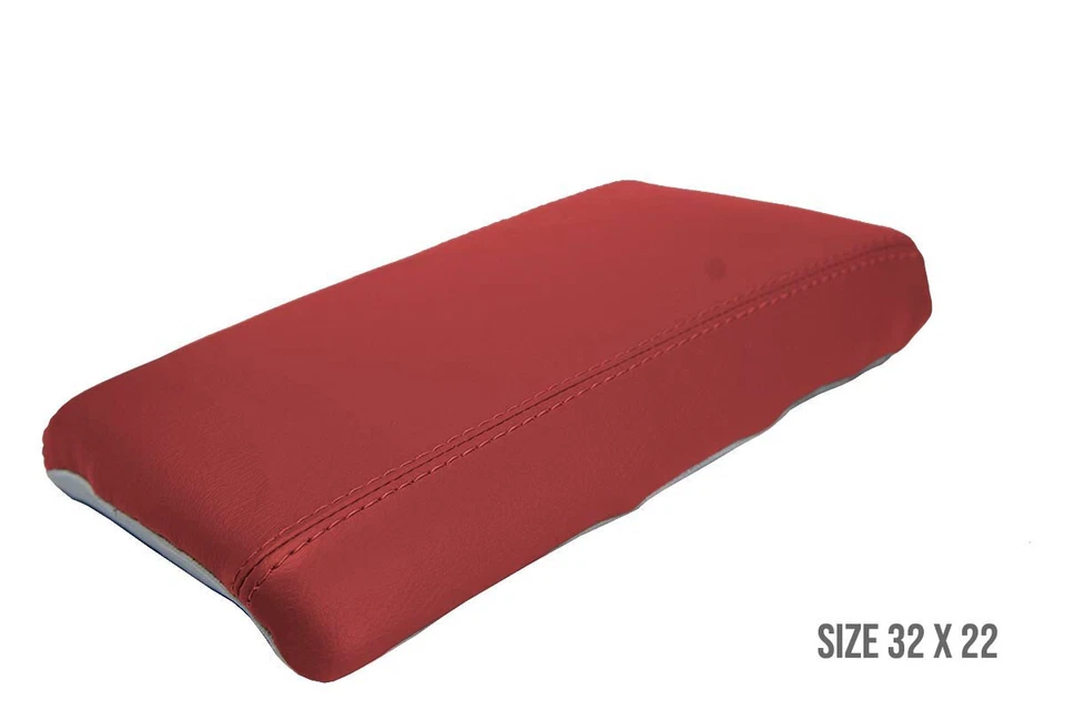 Tapa de consola de cuero para Nissan 300ZX 84-89 rojo 12x9 Foto 2 de 4