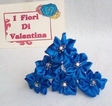 Fermaglio Per Capelli Da Sposa Jovono - Con Fiori, Colore Blu, Per Donne E Ragazze, Occasioni Speciali - Foto 10