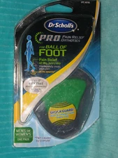 NEW Dr Scholls Pro Pain Relief Orthotics Ball Of Foot Shock Guard Men Women Pair
