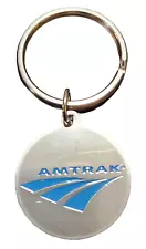 Amtrak Collector Edition Travelmark Enamel Stainless Steel Keychain New