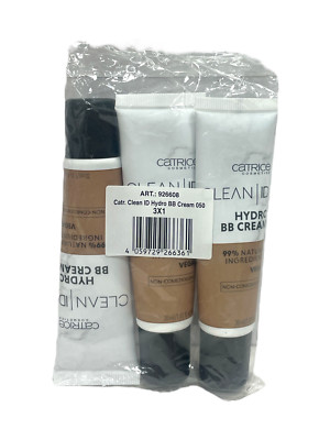 Catrice Clean/ID Hydro BB Cream (30ml/1.01fl.oz/Dark Warm) Lot Of 3, New