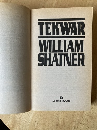 1990, "Tek War" by William Shatner Paperback Science fiction - Picture 8 of 13