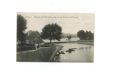 Ansichtskarte Liége Maison de l'Eclusier vue sur la Meuse e tl'Ourthe AK / 90