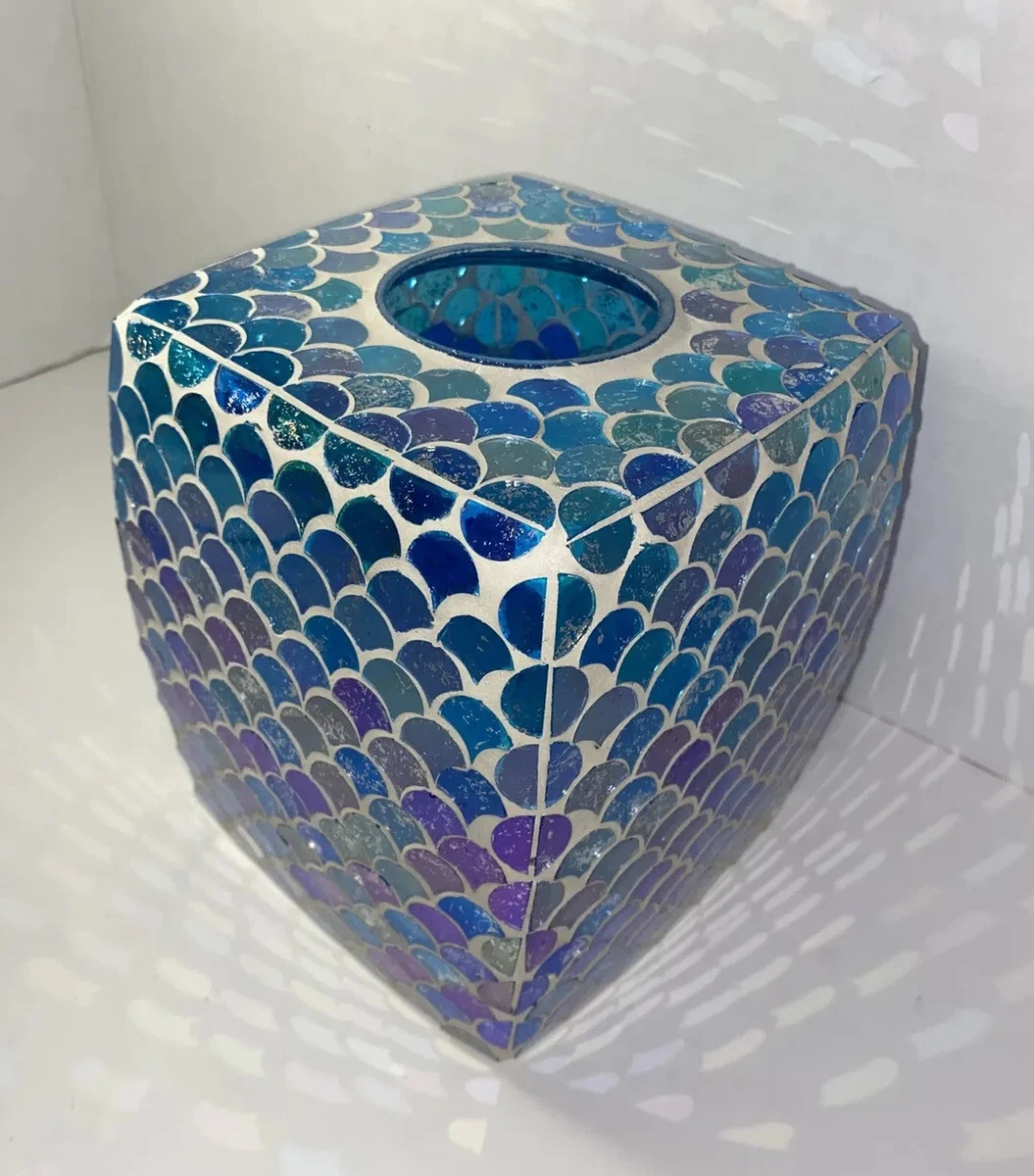 Mosaic shop tissue box