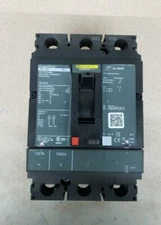 1) New Take Out! Square D HDL36125 3P 125A Circuit Breaker *Slight Damage Label
