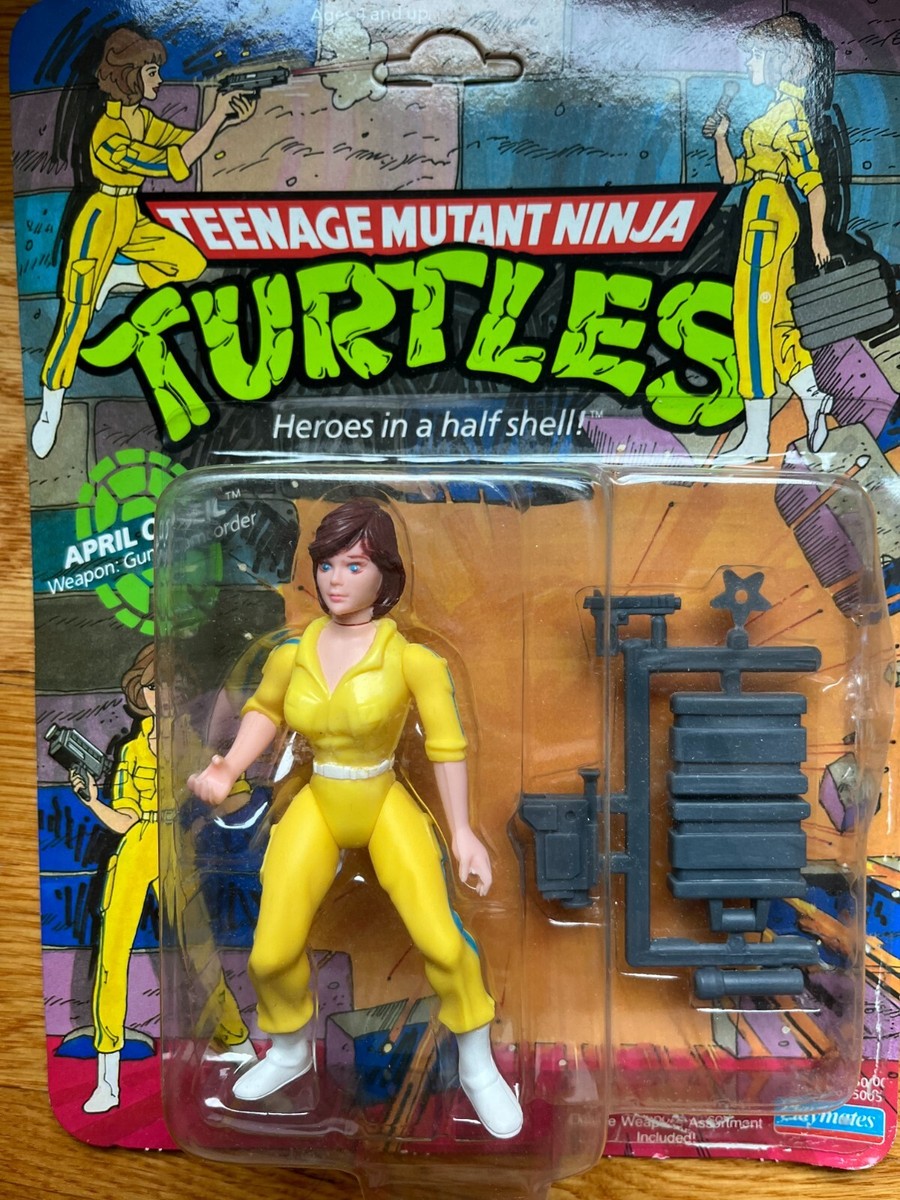 TEENAGE MUTANT NINJA TURTLES April Oneil Blue Stripe Action Figure