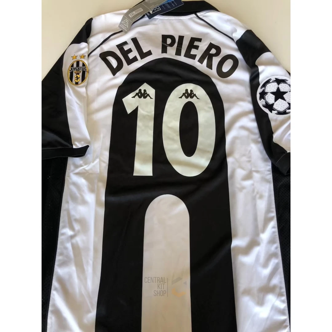 Juventus DEL PIERO Retro 97-98 Soccer Home Jersey - Men Vintage