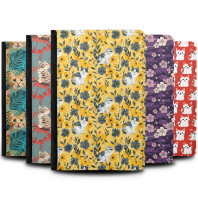 PASSPORT ITINERARY ORGANIZER|CUTE MUNCHKIN KITTEN CAT FELINE PATTERN #A2