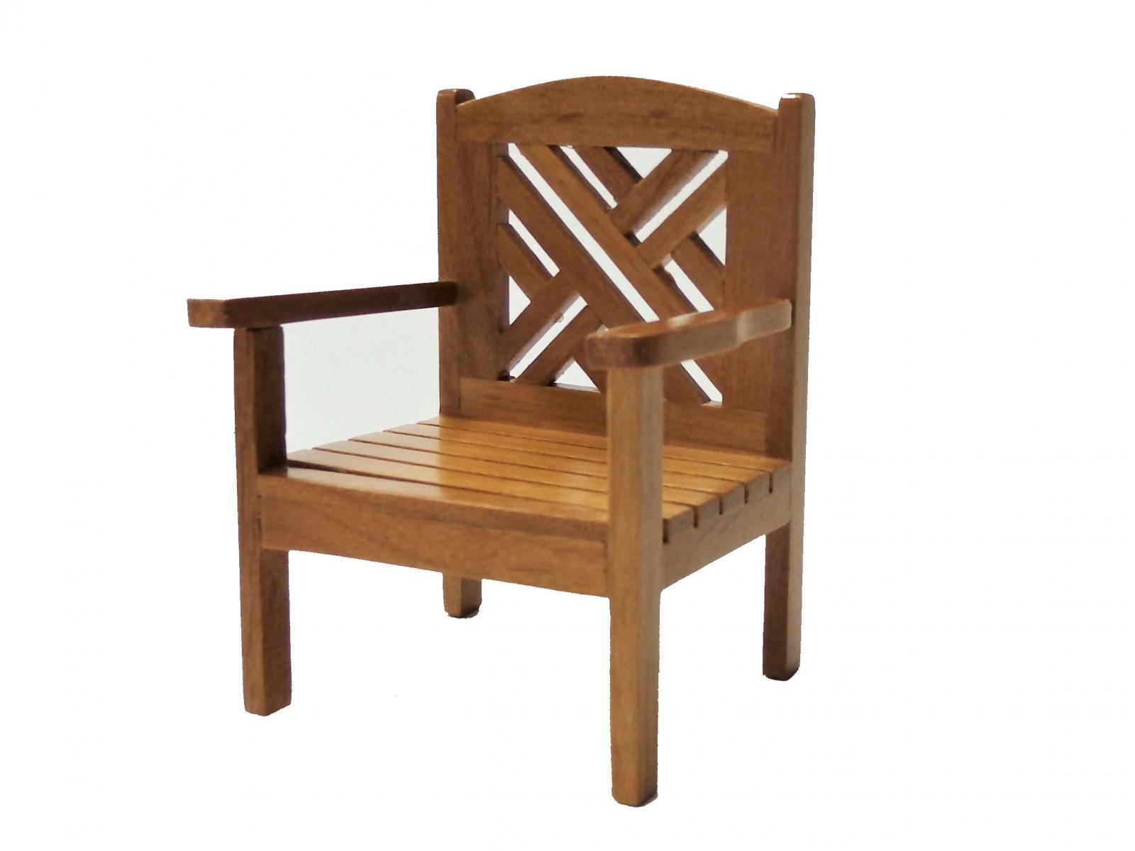 miniature wooden chair