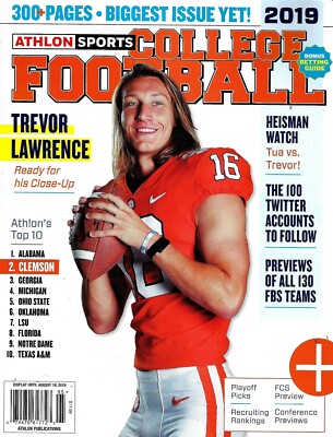 ATHLON SPORTS 2019 COLLEGE FOOTBALL GUIDE TREVOR - Main Image