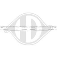 Diederichs 4407044 Zier-/Schutzleistensatz, KüHlergitter FüR Renault