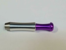 LARGE METAL TOBACCO SMOKING PIPE MADE IN USA !!!!! PURPLE/SILVER