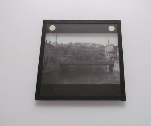 VINTAGE Magic Lantern Slide YUGOSLAVIAN LOCATION NO30 C1930 PHOTO CITY BRIDGE - Picture 2 of 2