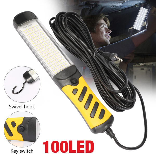 Stablampe FüR 100 Led Kfz Arbeitsleuchte Werkstattlampe Handlampe Mit Magnet 20W-image
