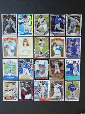 2020 Topps Bo Bichette RC Chrome 1st Bowman + Vladimir Guerrero ssp /199